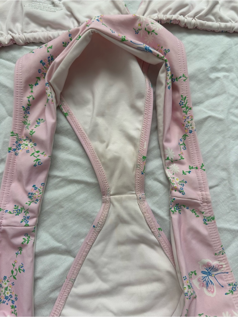 Frankie's Bikinis Fairytale Pink Bikini Set Size S - Picture 4 of 4